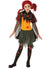 Undead Zombie Clown Girls Halloween Fancy Dress Costume Main Image