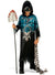 Blue and Black Chained Evil Demon Boy's Halloween Costume - Main Image