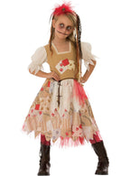 Patchwork Voodoo Doll Girl's Halloween Costume