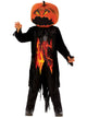 Orange Mr Evil pumpkin Boy's Halloween Costume