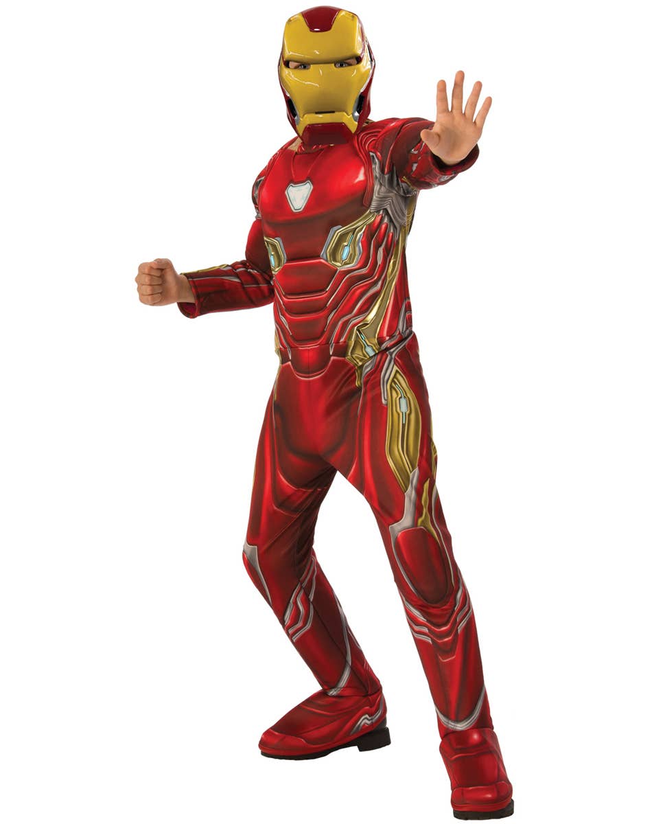 Deluxe Avengers Infinity War Iron Man Boy's Costume