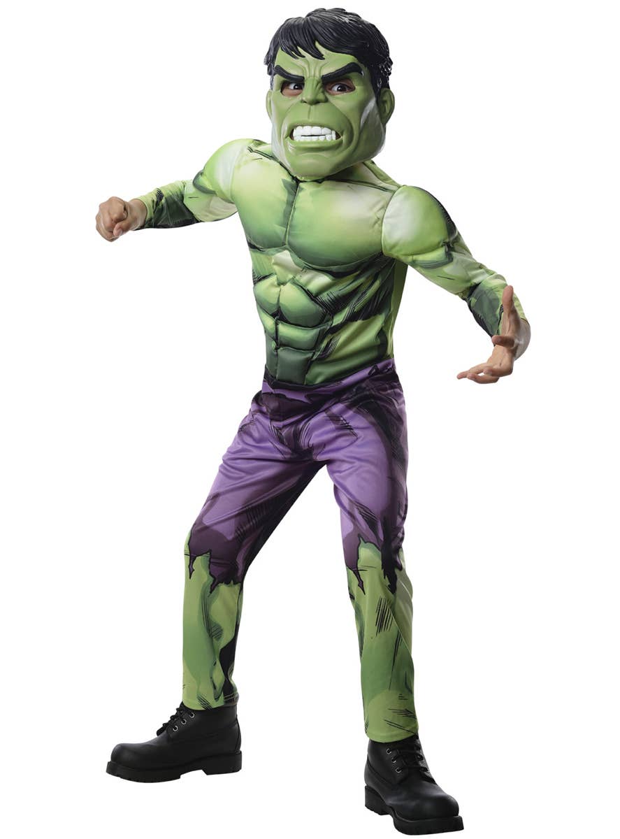 Boys Avengers Hulk Superhero Costume