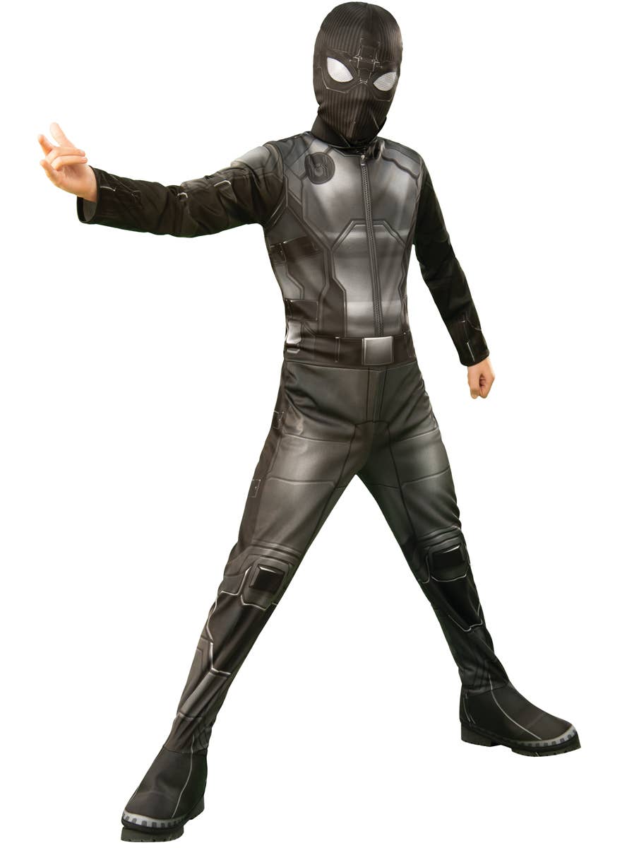 Boys Stealth Suit Spiderman Far From Home Movie Costume Main Image