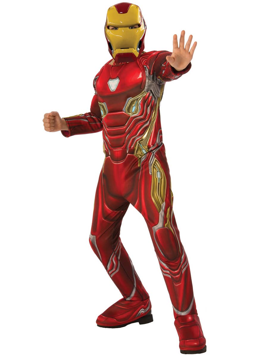 Boy's Deluxe Avengers Infinity War Iron Man Costume