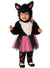 Pink and Black Toddler Kitty Cat Tutu Costume