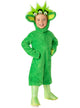 Fluffy Green Martian Alien Dress Up Costume for Kids