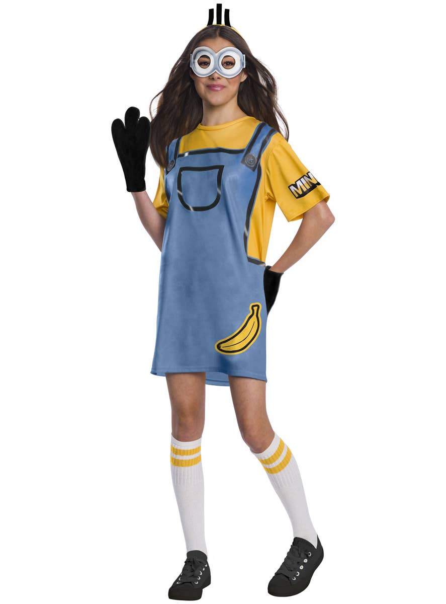 Teen Girl's Oversized Minion Costume T-Shirt