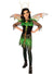 Forest Green Elf Girl's Halloween Fancy Dress Costume - Front Image