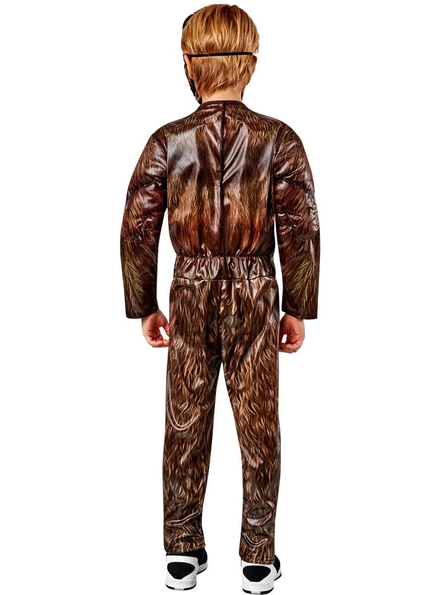 Deluxe King Kong Gorilla Boys Costume - Back Image