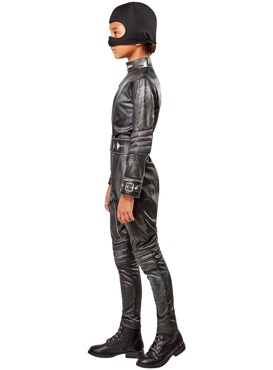 Girls The Batman Selina Kyle Catwoman Costume - Side Image