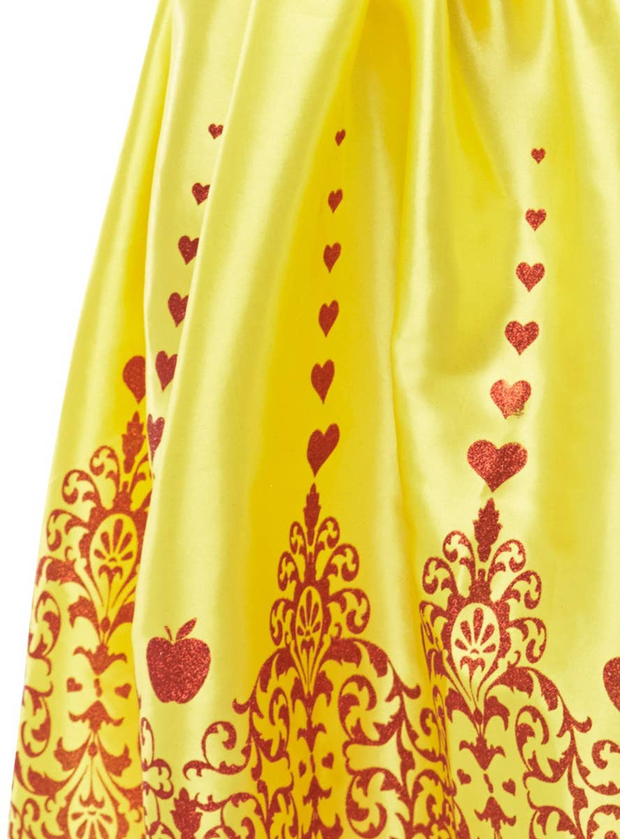 Snow White Disney Princess Costume for Girls - Close Up Image 3