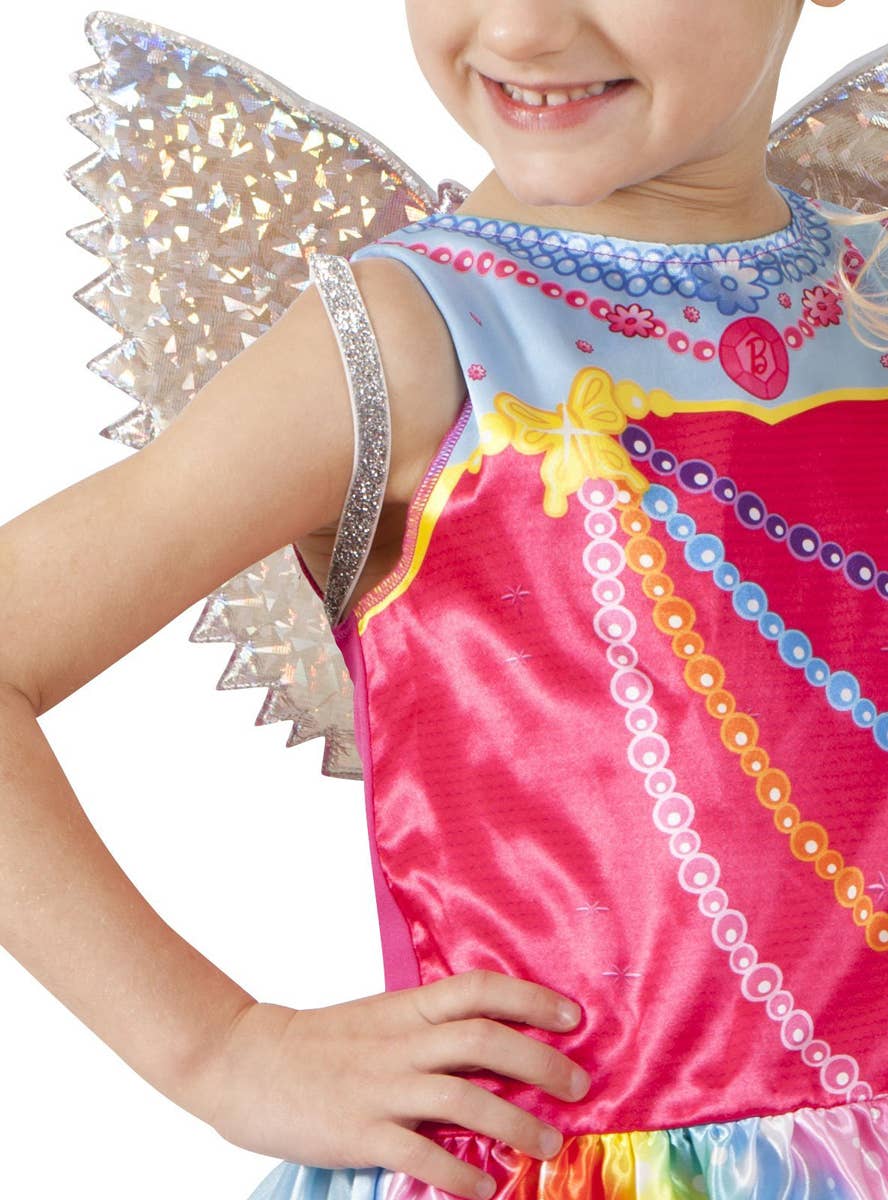 Girls Barbie Dreamtopia Fairy Costume - Close Up Image 1