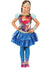 Girls Officially Licensed Frozen Anna Print Costume Top Main Image