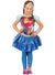 Girls Dark Blue Satin Disney Anna Tutu Skirt Main Image