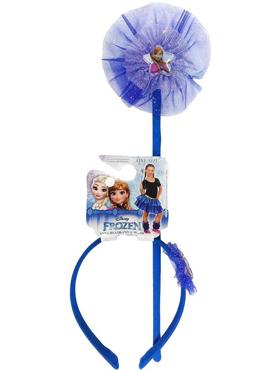 Kids Frozen Anna Headband and Wand Costume Accessory Kit Alternate Image