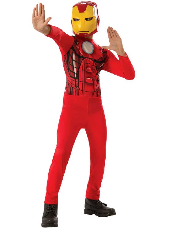 Boys Iron Man Marvel Avengers Fancy Dress Costume Main Image