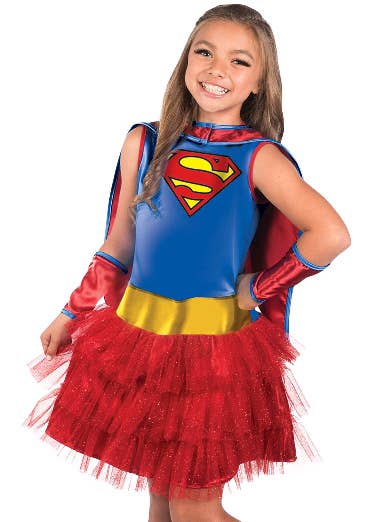 Supergirl Tutu Dress Costume | GIRLS SUPERHERO COSTUMES