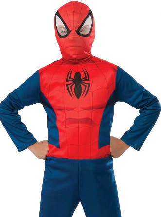 Boys Classic Spiderman Superhero Book Week Fancy Dress Costume Zoom Image