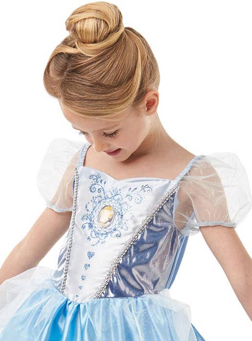 Princess Cinderella Girls Fairytale Disney Book Week Costume Close Up Image