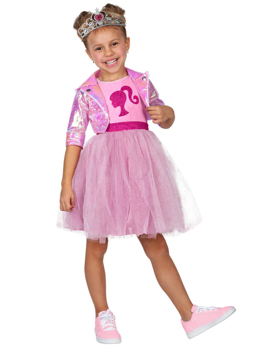 Deluxe Modern Day Princess Barbie Costume for Girls