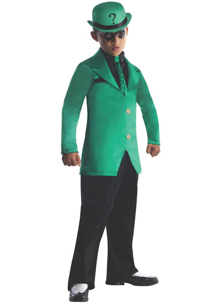 Boys Green DC The Riddler Costume