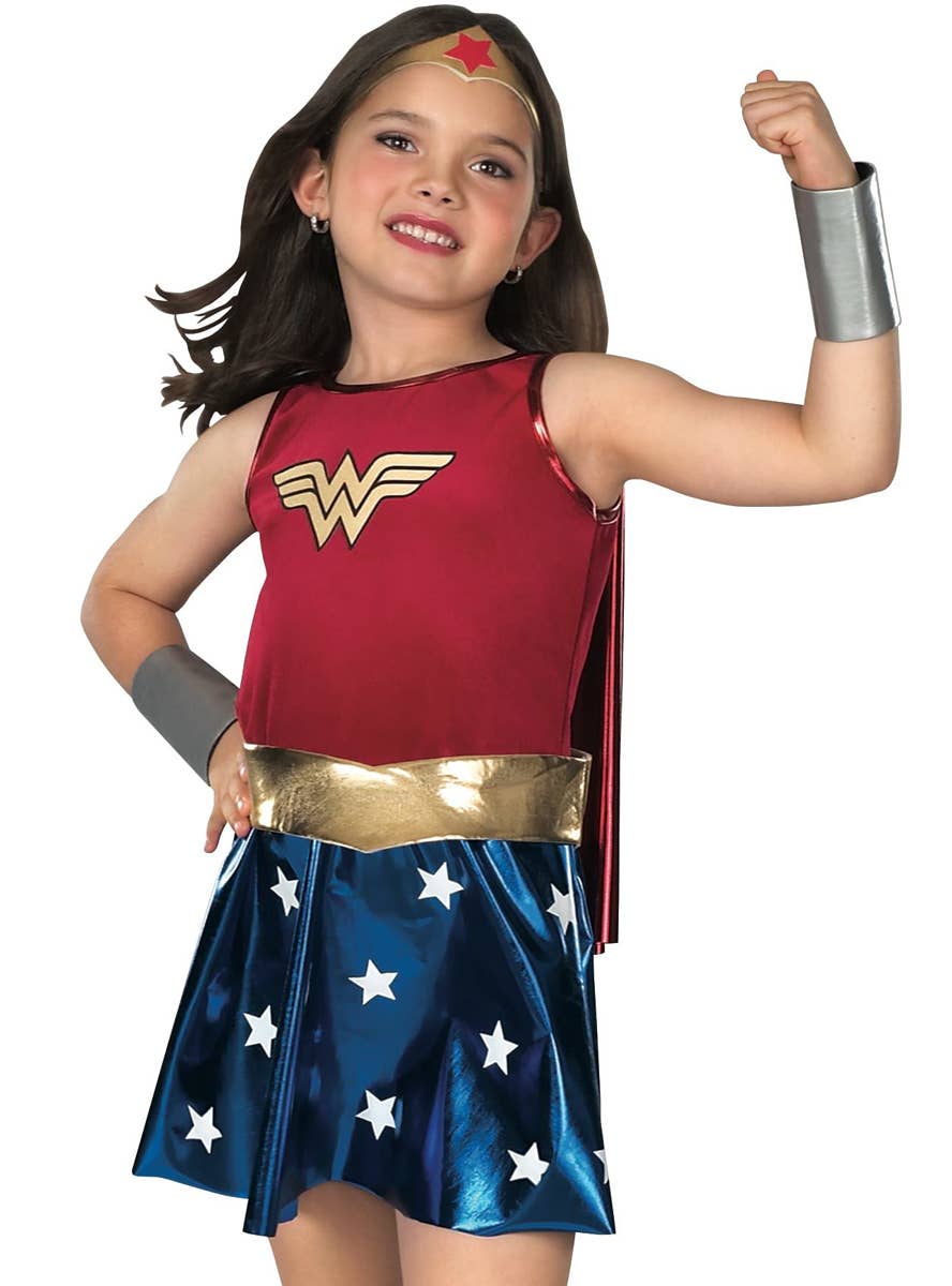 Girl's Wonder Woman Costume Close View