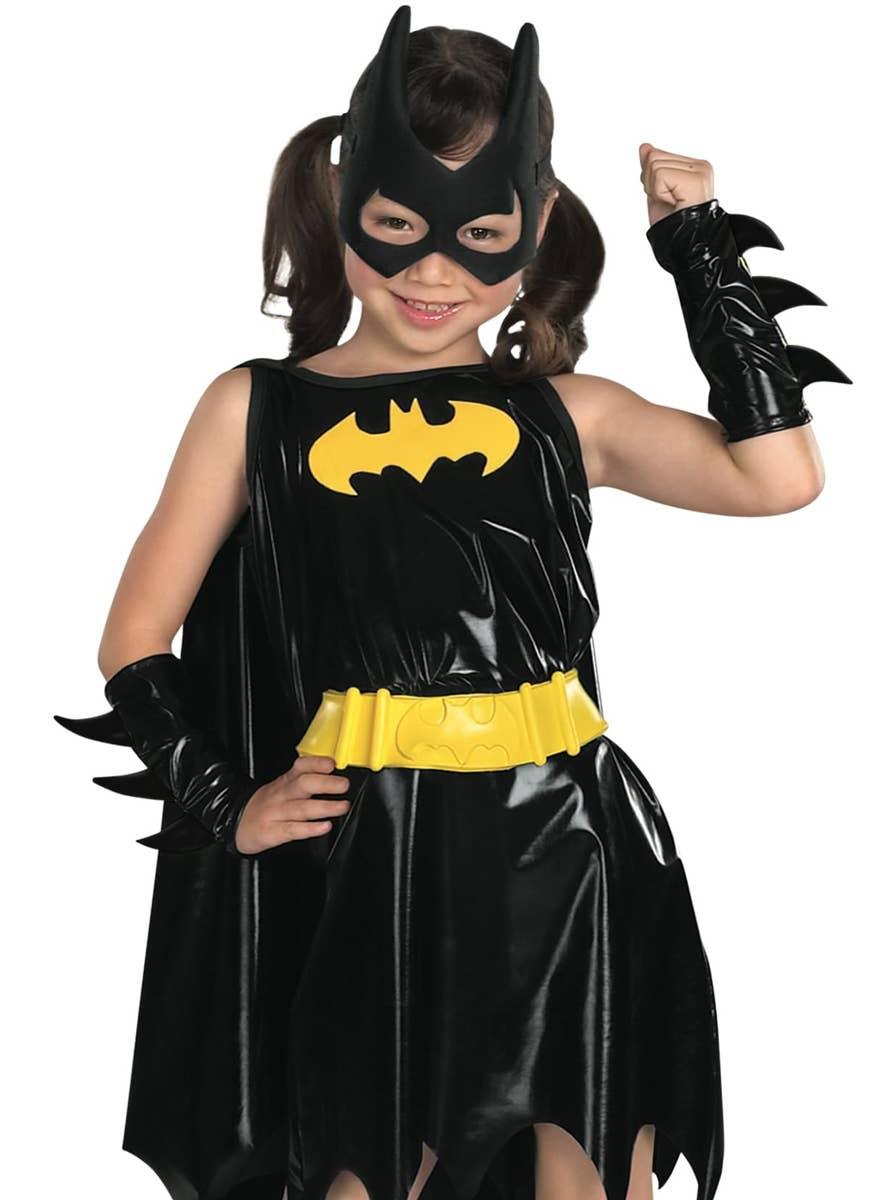 Girls' Superhero Batgirl Costume Main View