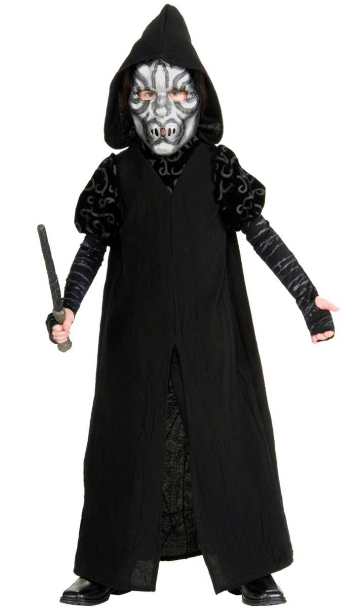 Deluxe Boys Harry Potter Death Eater Costume Main Image