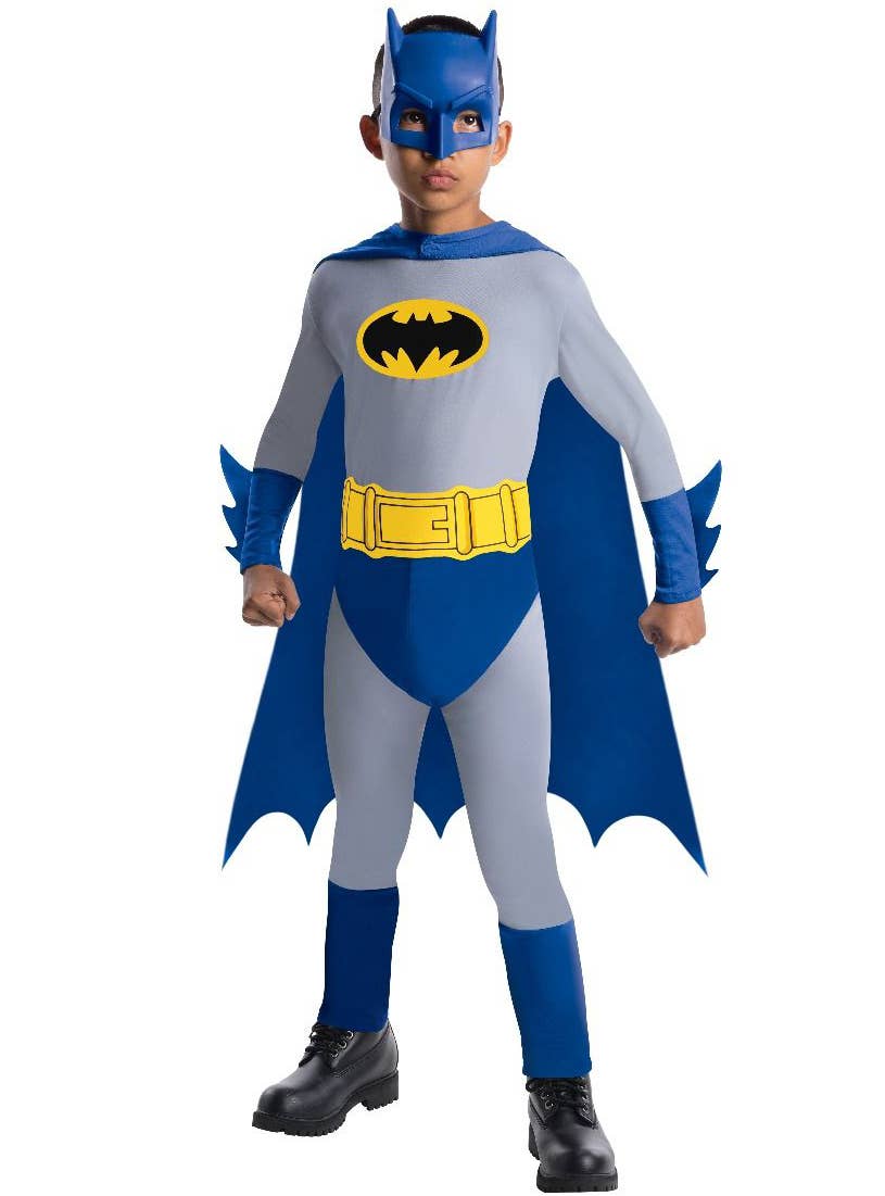 Batman Boy's Classic Superhero Costume Front View