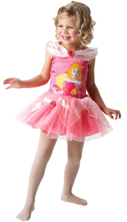 Sleeping Beauty Girls Disney Princess Aurora Ballerina Costume