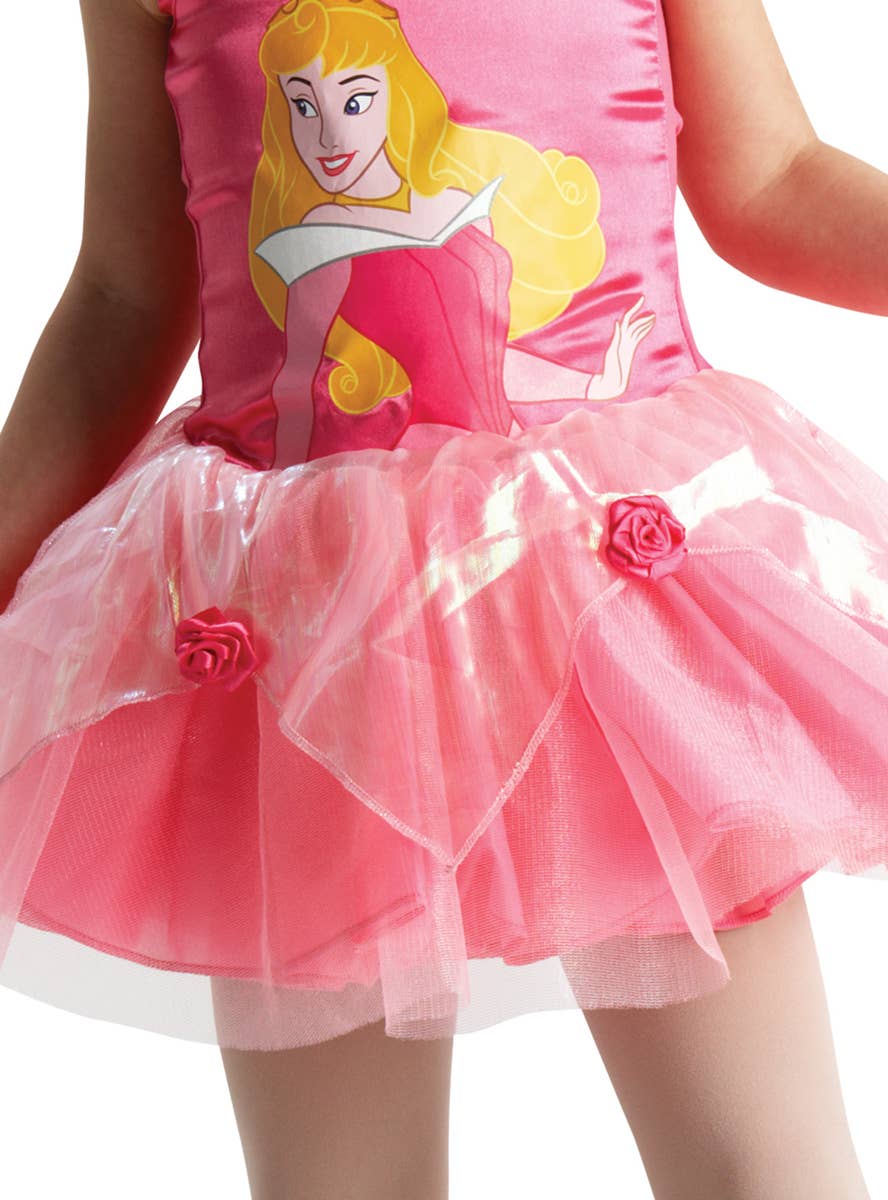 Disney Princess Sleeping Beauty Girl's Infant Toddler Aurora Fancy Dress Costume Close Image 3