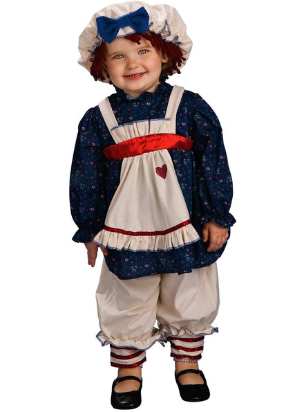 Toddler Girl's Floral Rag Doll Costume 