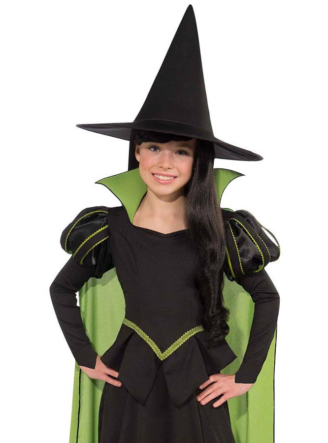 Girl's Wicked Witch Wizard of Oz Costume Close View