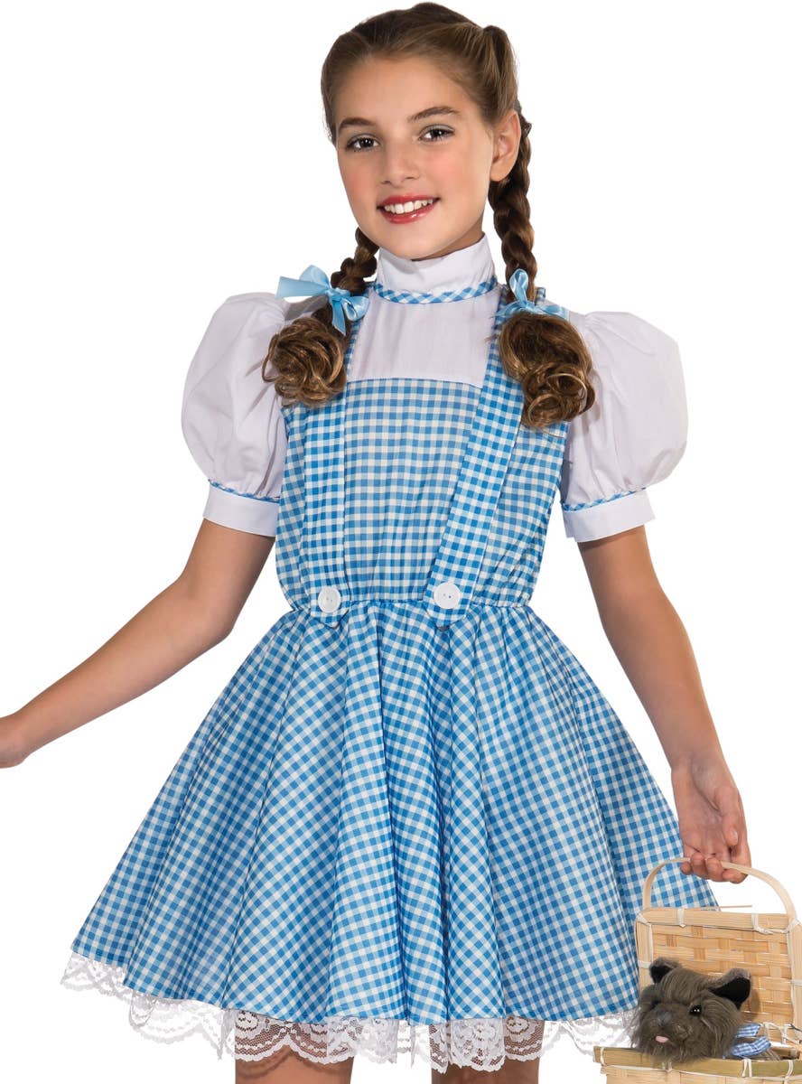 Girl's Wizard of Oz Dorothy Costume Close View 1