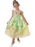Girl's Green Princess Tiana Disney Costume Front View