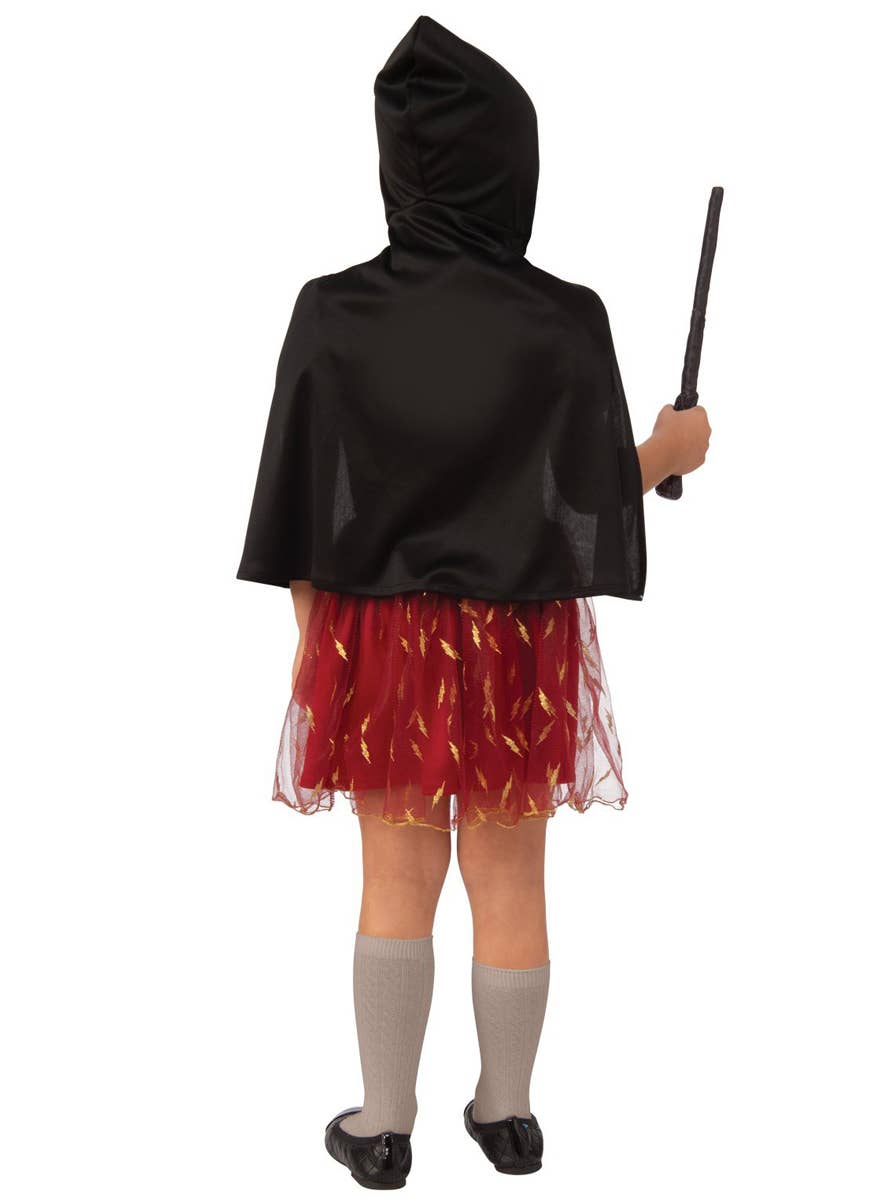 Gryffindor Girls Harry Potter Costume - Back  Image