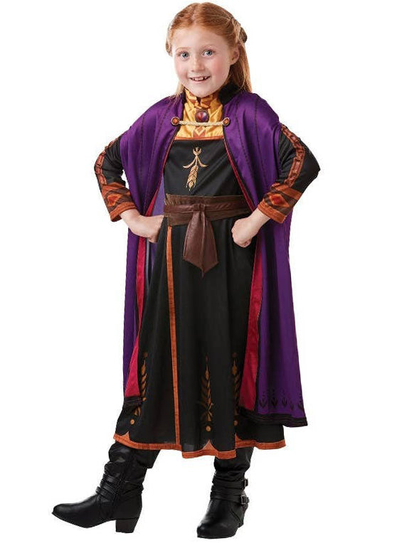 Frozen 2 Girls Classic Anna Travelling Costume