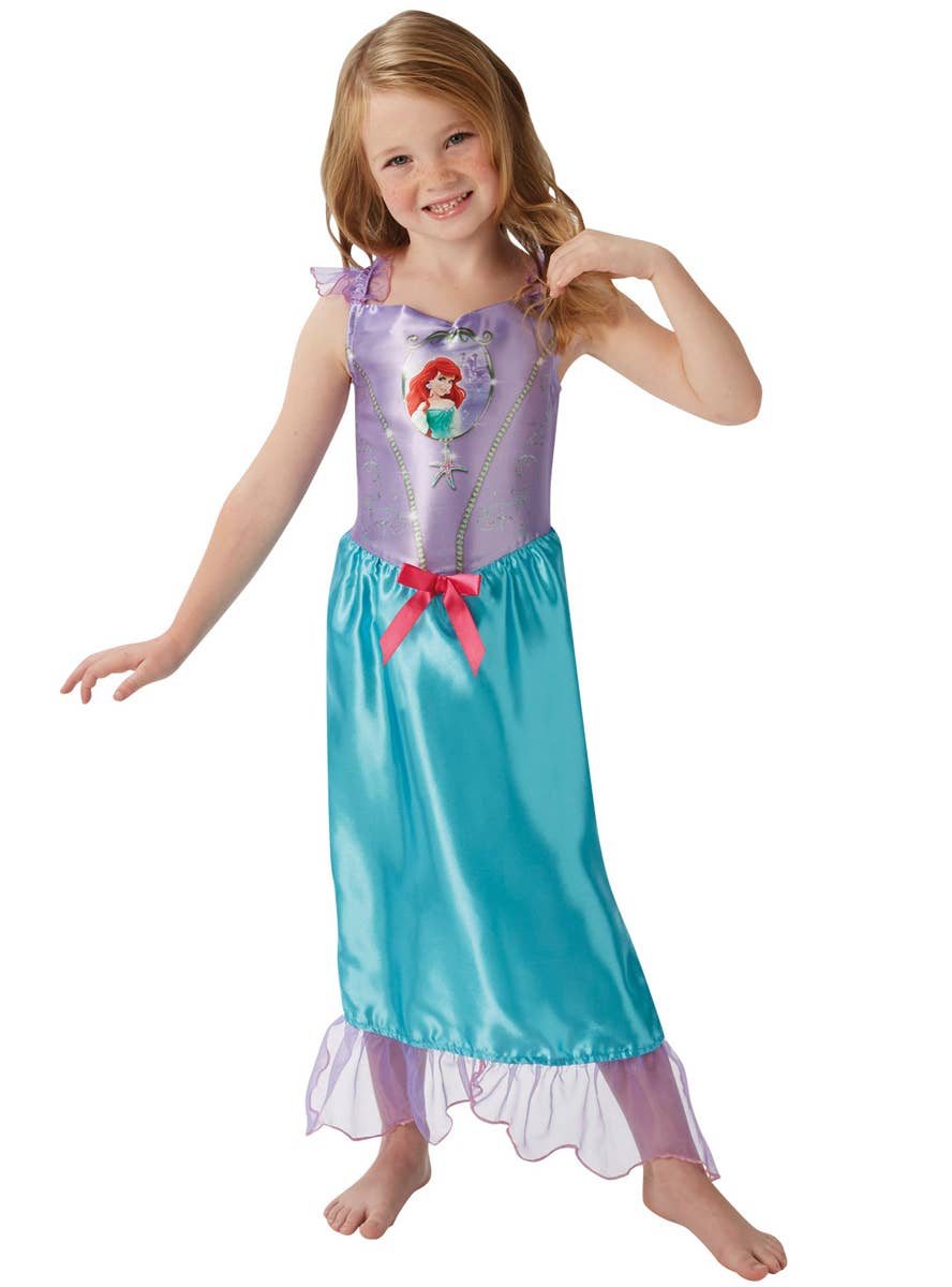 Girl's Ariel Fancy Dress Costume Front Image