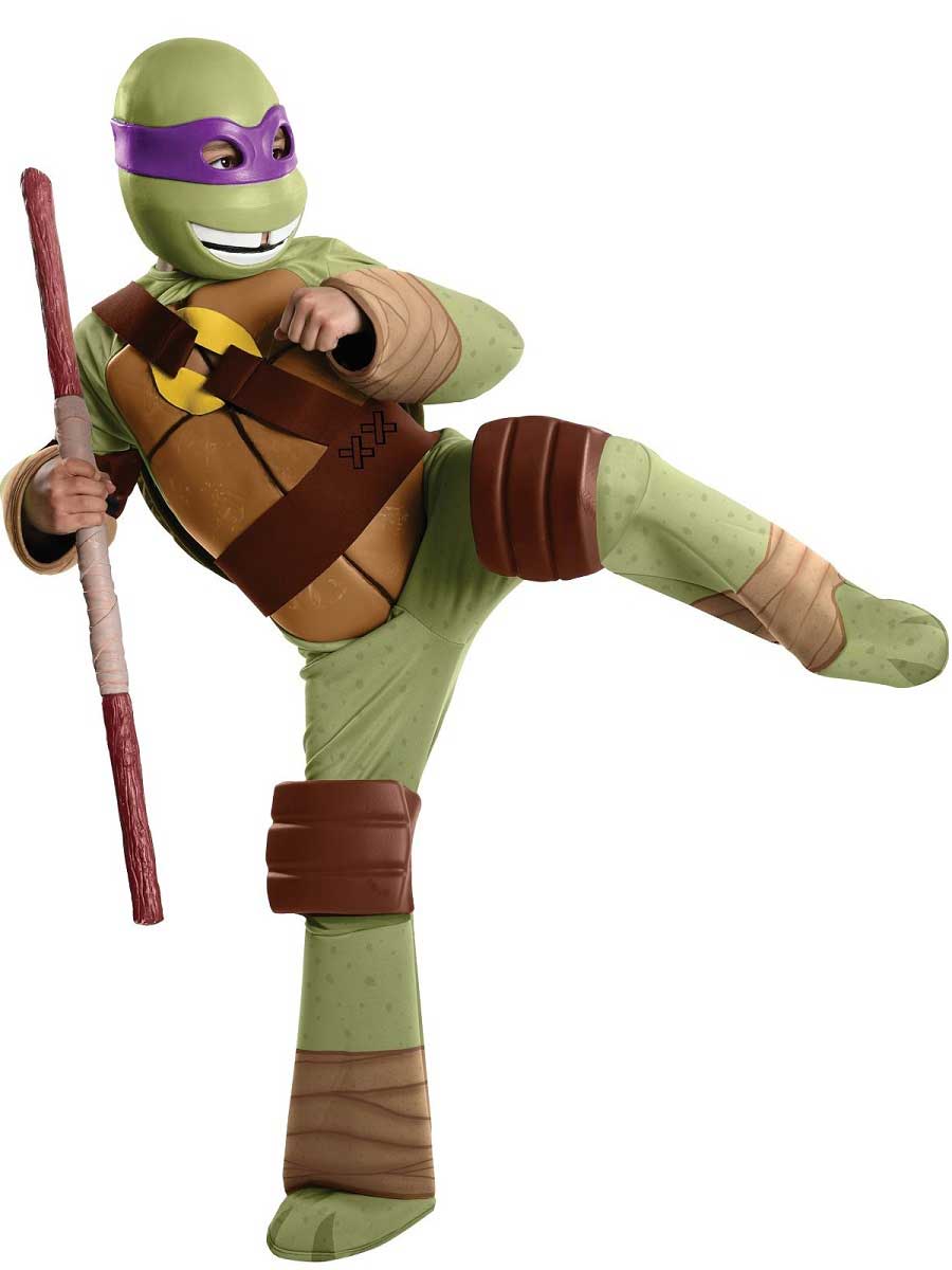 Boys Ninja Turtle Donatello Fancy Dress Costume