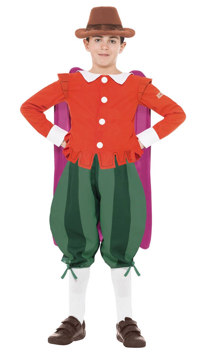 Boys Guy Fawkes Book Week Costume Front View