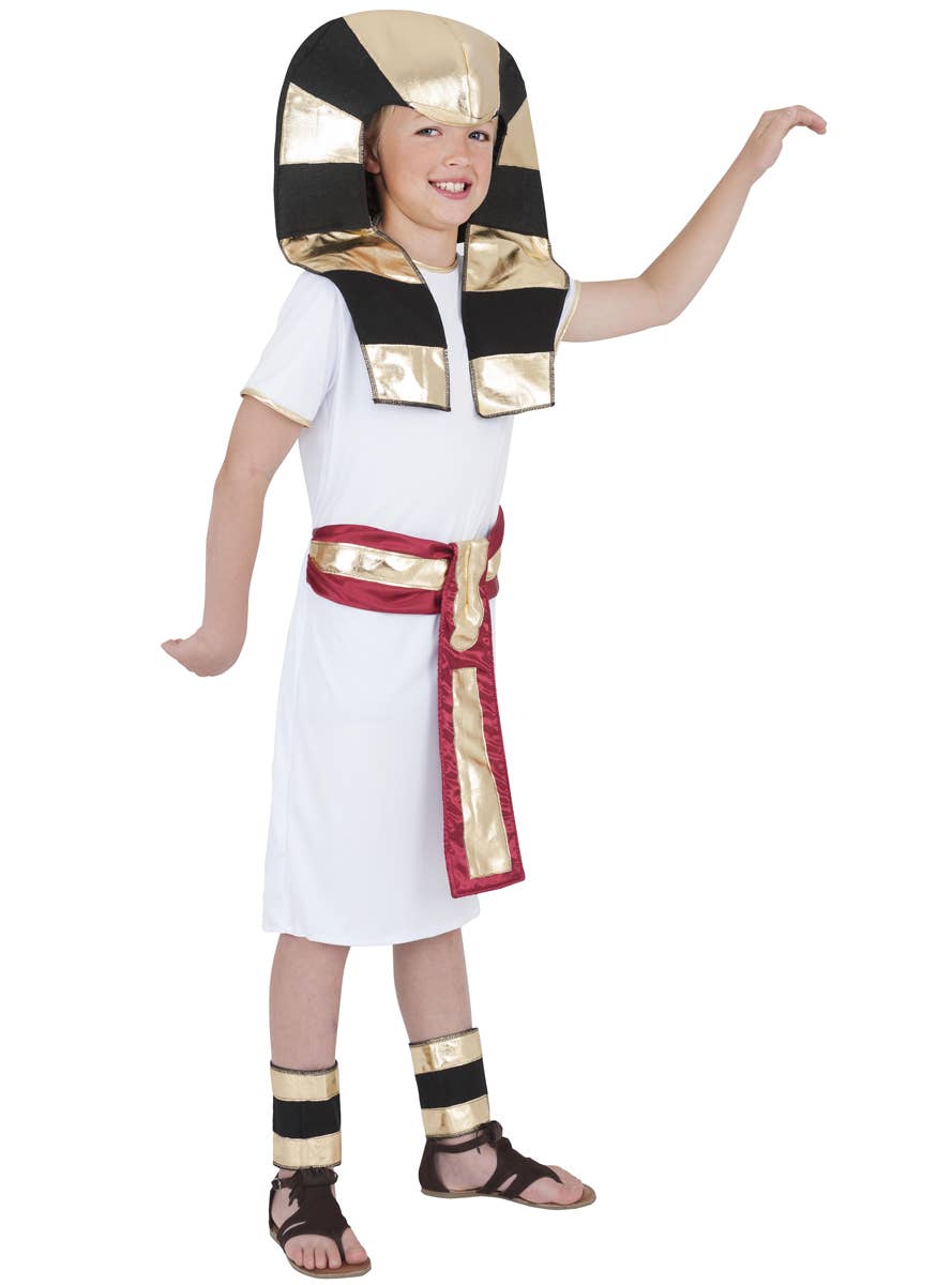 Boy's Pharaoh Egyptian King Book Week Costume Alternative Image