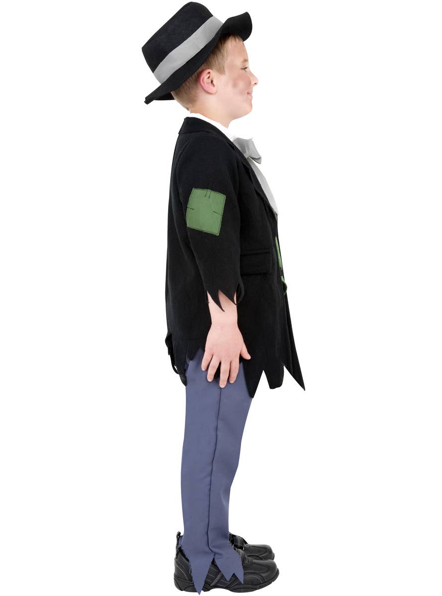 Boy's Victorian Peasant Book Week Costume Side View