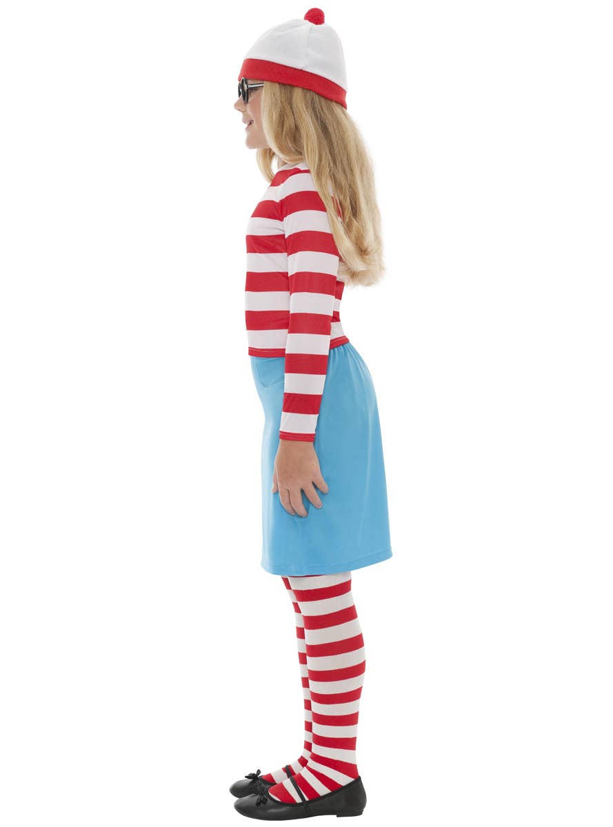 Girl's Where's Wally Book Week Costume Side View