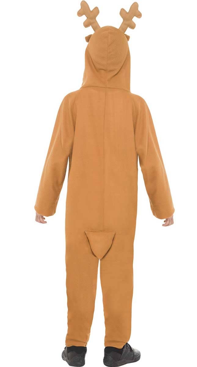 Kids Rudolph the Red Nosed Reindeer Fancy Dress Costume Back Image