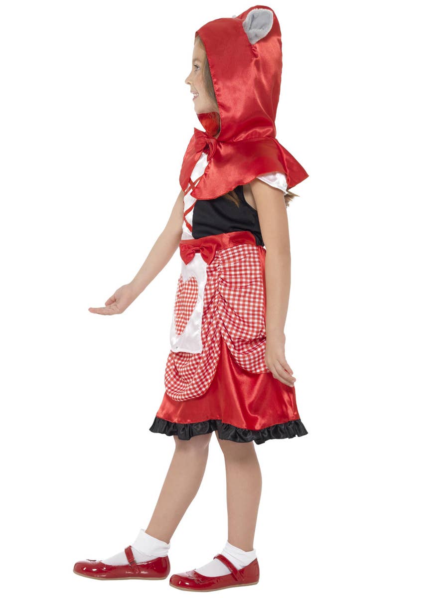 Girl's Red Riding Hood Fairytale Costume Side View