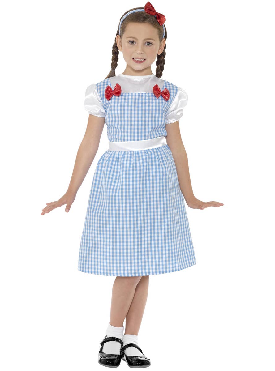 Wizard of Oz Girl's Dorothy Costume Front View