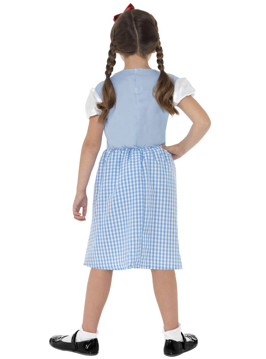Wizard of Oz Girl's Dorothy Costume Back View