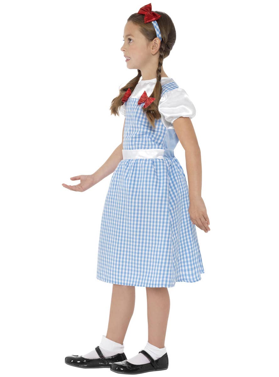 Wizard of Oz Girl's Dorothy Costume Side View