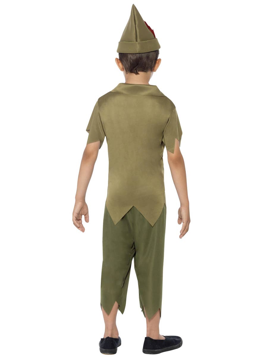 Image of Classic Robin Hood Boys Book Week Costume - Back View