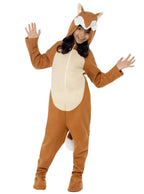 Image of Fox Girls Animal Onesie Book Week Costume - Front Image